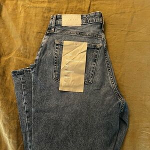 Everlane High Waisted Straight Curvy Cheeky Jean in Size 29